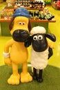 Aardman`s Shaun the Sheep characters on displayÃ£â¬â¬at Expocity Royalty Free Stock Photo